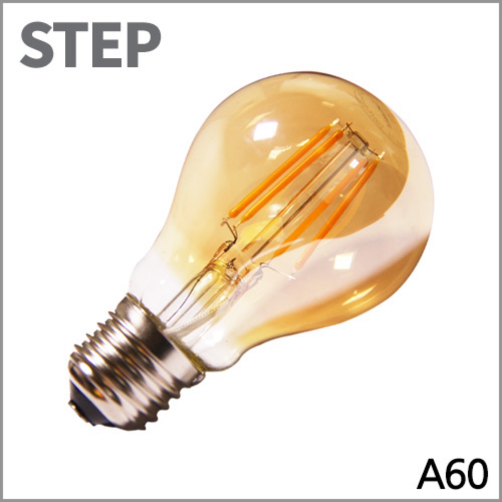 STEP LED 필라멘트 전구 4W A60