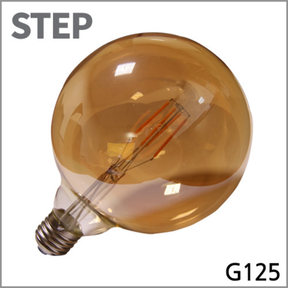 STEP LED 필라멘트 전구 4W G125