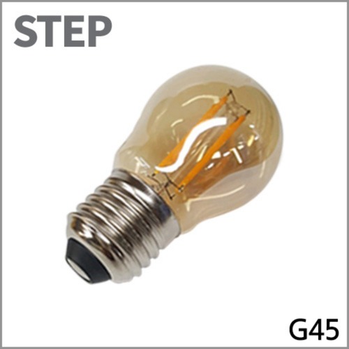 STEP LED 필라멘트 전구 4W G45